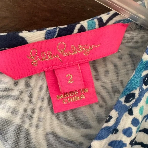 Lilly Pulitzer Kelby shift resort white dress size 2 - Picture 6 of 13